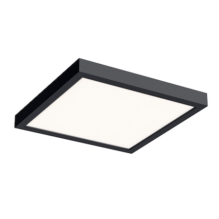 Dals 10 Inch Square Indoor/Outdoor LED Flush Mount CFLEDSQ10-CC-BK